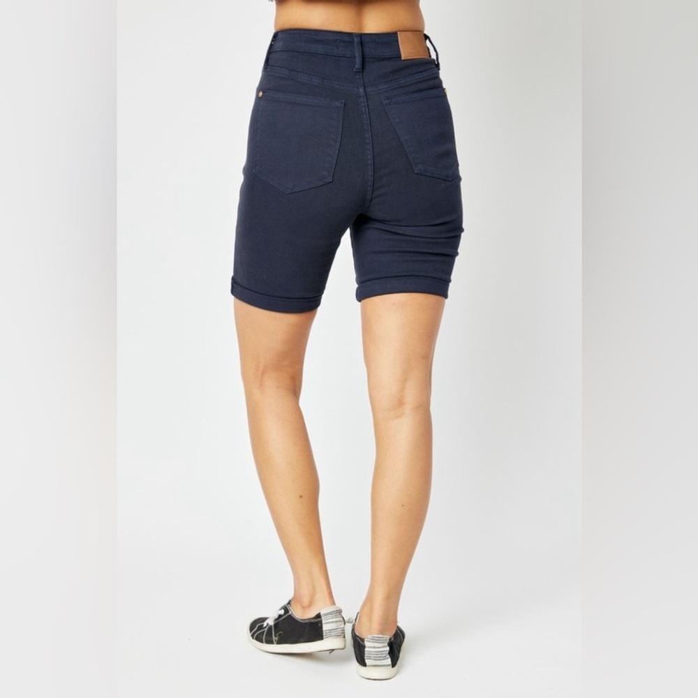 Judy Blue High Waist Tummy Control Bermuda Shorts - Picture 4 of 6